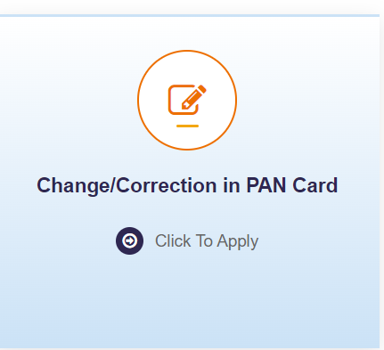 PAN Correction UTI