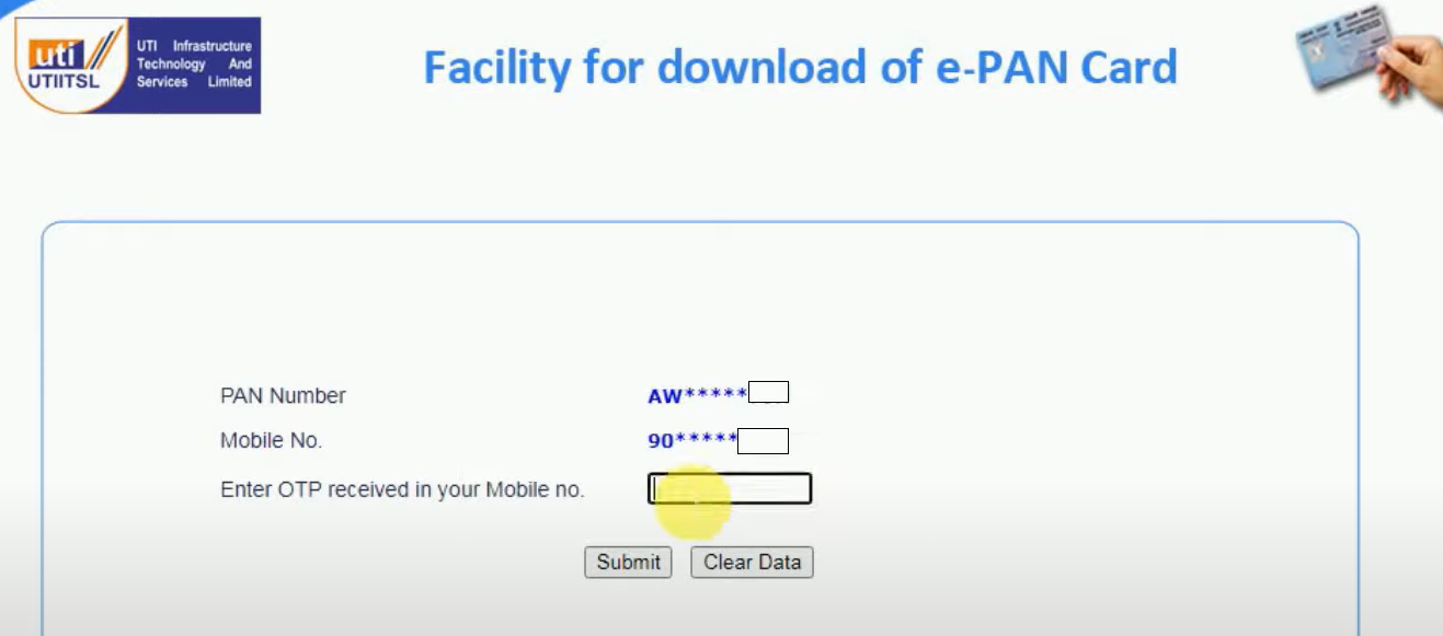 Faculty PAN Download
