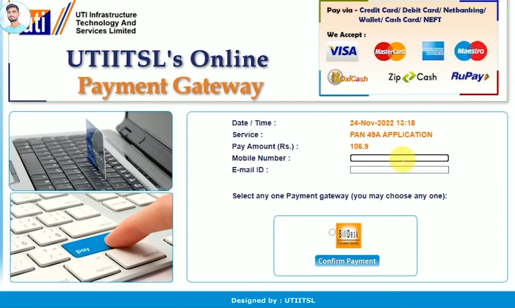 Online pancard apply method 09